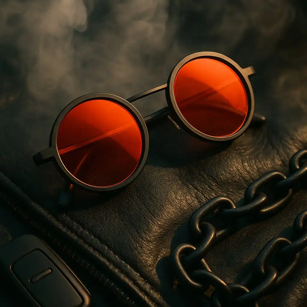 Devil Vintage Sunglasses - Image 1